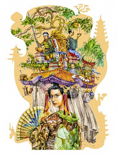 Пазл DaVICI Япония 195 деталей