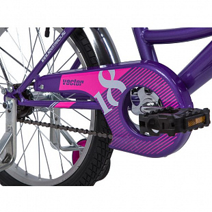 Велосипед Novatrack Vector 18" (2019) Lilac/Pink 183VECTOR.LC9
