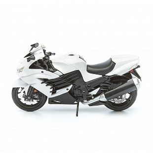 Мотоцикл Maisto 1:12 Kawasaki ZX-14R (31101) black/white