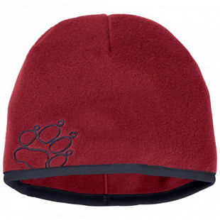 Шапка детская Jack Wolfskin Baksmalla Fleece Hat Kids dark lacquer red