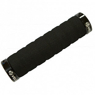 Грипсы Velo VLG-847-AD3-L2-G1 с заглушками VLP-69-1 black ZTB12249