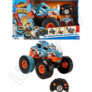 Машинка на радиоуправлении Hot Wheels Monster Trucks Rhinomite (HPK27)