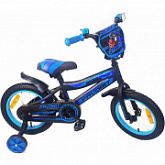 Велосипед Favorit Biker 14" (2019) Black/Blue BIK-14BL