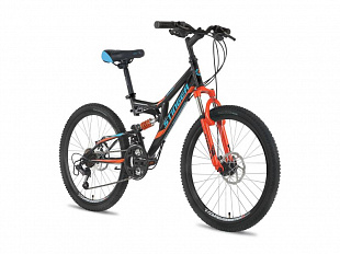 Велосипед Stinger Highlander D 24" (2018) Black