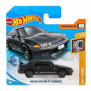 Машинка Hot Wheels Базовой коллекции Nissan Skyline GT-R (BNR32) 5/5 (5785 GHD03)