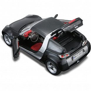 Коллекционная машина Bburago 1:24 Smart Roadster Cup (18-22065) black
