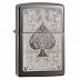 Зажигалка Zippo Ace of Spades Filigree 28323 black ice