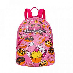 Школьный рюкзак для девочек GRIZZLY RL-897-4 pink