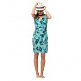 Платье женское Jack Wolfskin Wahia Tropical Dress aqua all over