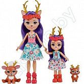 Кукла Enchantimals Сестрички с питомцами Данесса и Данетта Оленни (HCF79 HCF80)