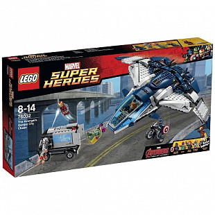 Конструктор LEGO Городская погоня на Квинджете Мстителей 76032