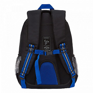 Рюкзак школьный GRIZZLY RB-152-1 /2 black/blue