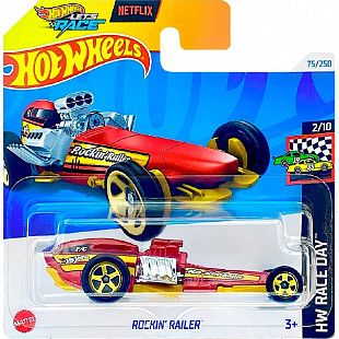 Машинка Hot Wheels Базовой коллекции Rockin' Railer 75/250 (5785 HTD26) mainline 2024
