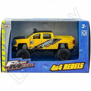 Машинка Maisto 2014  Chevrolet Silverado 1500 Z71 (21205) yellow