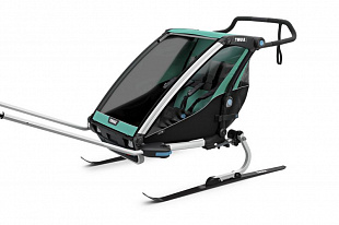Детская мультиспортивная коляска Thule Chariot Lite2 green (10203007)