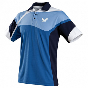 Рубашка теннисная Butterfly Fior blue