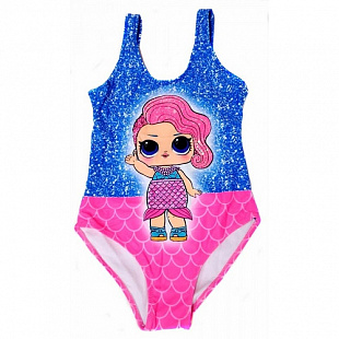 Купальник для девочек Zez Sport 5072 pink/blue