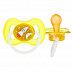 Пустышка Canpol babies Space Латексная Круглая 0-6 мес. (23/221_yel) yellow
