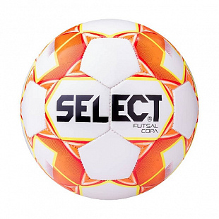Мяч футзальный Select Futsal Copa №4 850318 white/orange/yellow