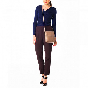 Женская сумка из кожи Pola 9021 beige