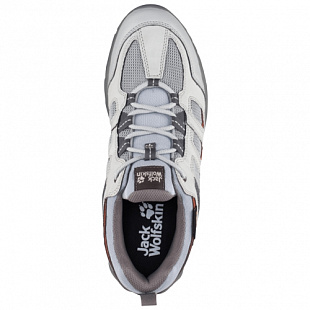 Кроссовки мужские Jack Wolfskin Vojo Hike Xt Vent Low M light grey / dark orange