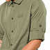 Рубашка мужская Jack Wolfskin Lakeside Roll-Up Shirt M khaki