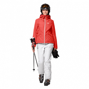 Куртка женская Jack Wolfskin Powder Mountain Jacket W orange coral