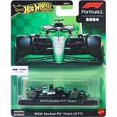 Машинка Hot Wheels Premium KICK Sauber F1 Team (#77) (HRV11 JBM13)