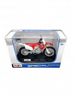Масштабная модель мотоцикла Maisto 1:18 Honda CRF450R (39300)