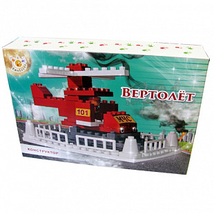 Конструктор детский "Вертолет" 013888/15