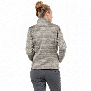 Джемпер женский Jack Wolfskin Aquila Track Jacket Women light sand