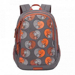 Рюкзак школьный GRIZZLY RD-041-3 /4 grey