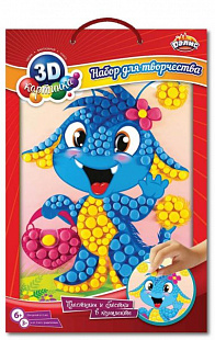 Набор для детского творчества Dalis Раскраска из пластилина Мурсюшка МС-304