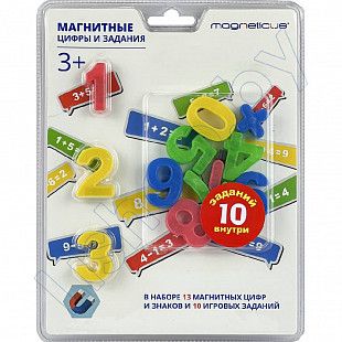 Набор для обучения Magneticus Магнитные цифры и задания (NUM-001) №1