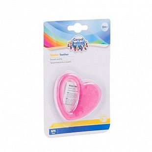 Прорезыватель для зубов охлаждающий Canpol babies Сердце (2/294) Pink
