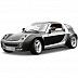 Коллекционная машина Bburago 1:24 Smart Roadster Cup (18-22065) black