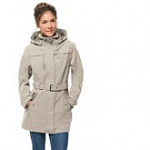 Пальто женское Jack Wolfskin Kimberley Coat dusty grey