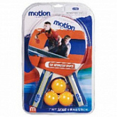 Набор для настольного тенниса Motion Partner MP239B (2 ракетки + 3 шарика)