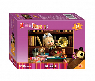 Пазлы Step Puzzle 54 Маша и Медведь 71120