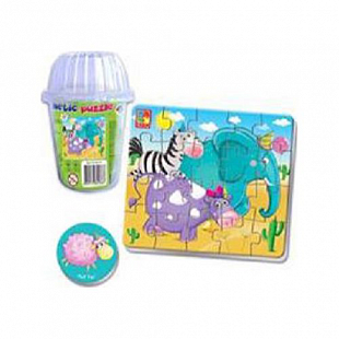Магнитный пазл в стакане Vladi Toys Зверюхи VT3203-42