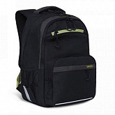 Рюкзак школьный GRIZZLY RB-154-3 /2 black/light green