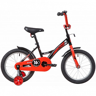 Велосипед Novatrack Strike 16" (2020) 163STRIKE.BKR20 black/red