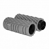 Ролик массажный HMS Two Part Twisted Roller FS112 grey