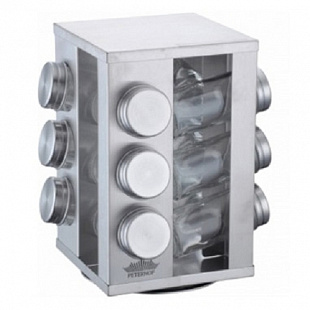 Набор для специй Peterhof PH-12870 grey