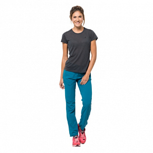 Брюки женские Jack Wolfskin Hilltop Trail Pants W celestial blue