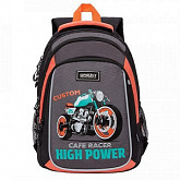 Рюкзак школьный GRIZZLY RB-152-3 /2 black/orange