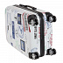 Чемодан малый Polar 20" 2-ой РА021 white