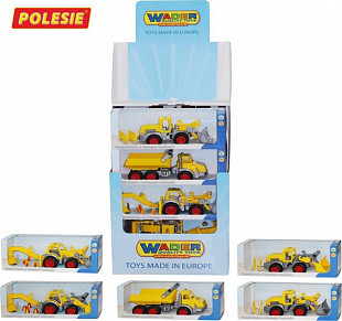 Набор машниок Полесье КонсТрак дисплей №42 Wader 51196