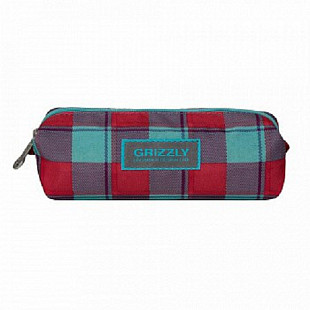 Пенал GRIZZLY PS-96-2 /2 turquoise/crimson