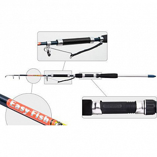 Удилище стеклопластиковое телескопическое Akara Easy Fish 2009-A-180